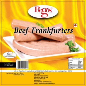 Rego's Beef Frankfurters - 200g