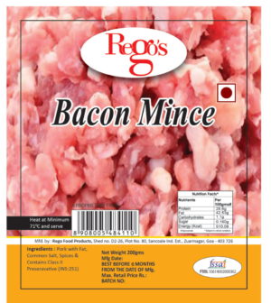 Rego's Bacon Mince - 200g